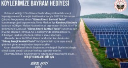 Köylere Bayram Hediyesi