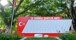 15 Temmuz Şehitleri Anıtı açıldı