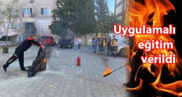 Yangın tatbikatı yapıldı