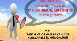 ​Son başvuru 5 Mayıs