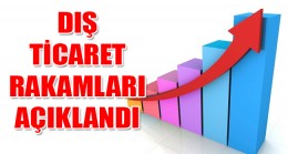 Dış ticaret rakamları açıklandı