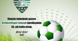 Kırklarelispor 55 yaşında