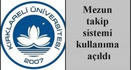 Mezun takip sistemi kullanıma açıldı