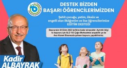 “EĞİTİMDE FIRSAT EŞİTLİĞİ İÇİN BÜYÜKŞEHİR OLARAK HER ZAMAN GÖREVE HAZIRIZ