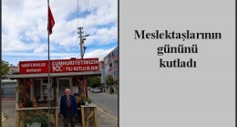 Meslektaşlarının gününü kutladı