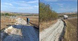 Tarla yolları için çalışmalar devam ediyor