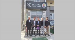 Kırklareli Ticaret Borsasına nezaket ziyareti