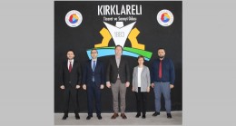 Kırklareli TSO Meclis Başkanı İsmail Hakkı Özsan, SGK Kırklareli İl Müdürlüğü personeli tarafından bilgilendirildi