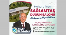 SAĞLAMTAŞ DÜĞÜN SALONU 26 ARALIK’TA HİZMETE AÇILIYOR