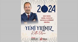 Gürkan; “Mutlu yıllar Edirne’m”