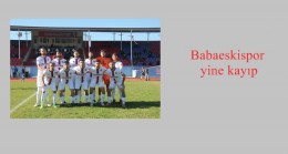 Babaeskispor yine kayıp