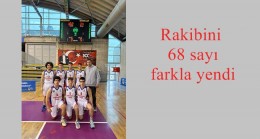 Rakibini 68 sayı farkla yendi