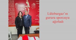 Lüleburgaz’ın gururu sporcuyu ağırladı