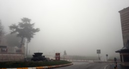 Edirne’de sis etkili oldu