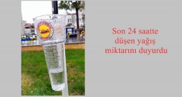 Son 24 saatte düşen yağış miktarını duyurdu