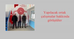 Yapılacak ortak çalışmalar hakkında görüştüler