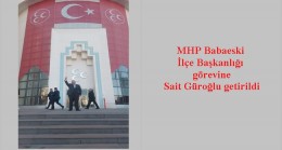 SON DAKİKA- MHP Babaeski İlçe Başkanlığı görevine Sait Güroğlu getirildi