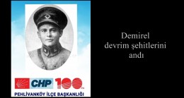 Demirel devrim şehitlerini andı