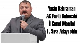 AK Parti’nin İl Genel Meclisi aday listesi açıklandı