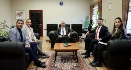 Babaeski Belediye Başkanı ve Başkan Yardımcısı, Kırklareli Üniversitesi Rektörünü Ziyaret Etti