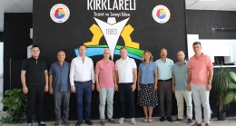 Kırklareli TSO Başkanları Soner Ilık ile İsmail Hakkı Özsan, Kırklareli Serbest Muhasebeci Mali Müşavirler Odası’nı Ağırladı