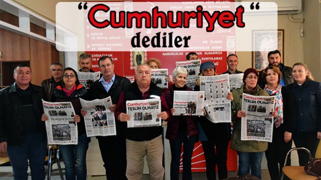 “CUMHURİYET GAZETESİ GAZETEDİR VE GAZETECİLİK SUÇ DEĞİLDİR”