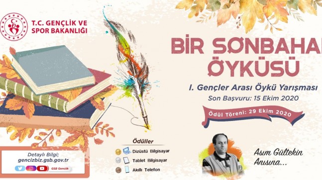 1.	Gençler arası öykü yarışması başlıyor