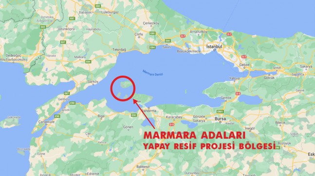 MARMARA ADALARI YAPAY RESİF PROJESİ