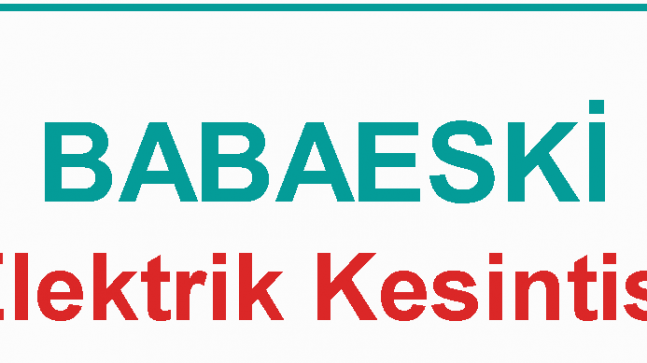 YARIN BABAESKİ DE ELEKTRİK KESİNTİSİ VAR!