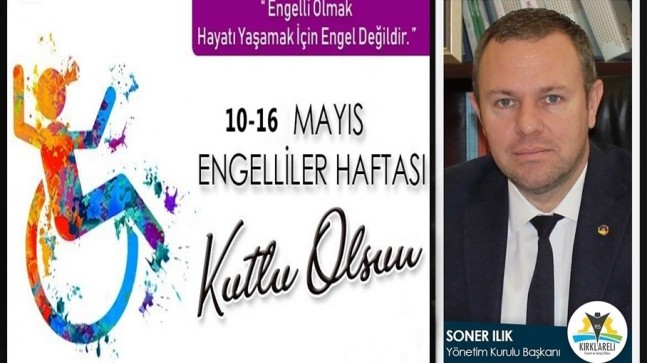 Engelli bireylerin yaşadıkları sorunlar, tüm insanların ortak sorunudur”