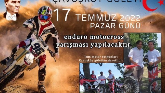 Motocross Endro yarışları Çavuşköy’de