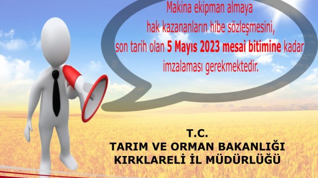 ​Son başvuru 5 Mayıs