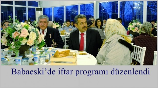 Babaeski’de iftar programı düzenlendi