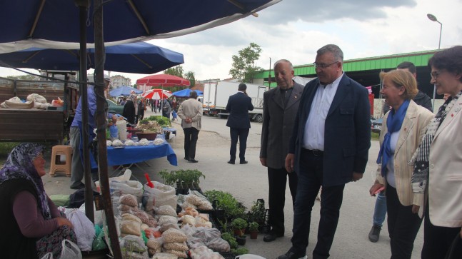 Millet İttifakı Babaeki’de saha çalışması yaptı