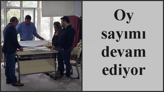 Oy sayımı devam ediyor