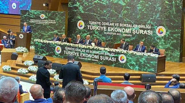 Başkan Vural TOBB Türkiye Ekonomi Şurasına katıldı