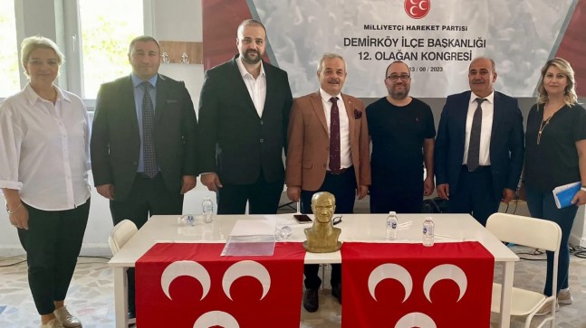 MHP Demirköy İlçe Başkanlığına Engin Üresin seçildi