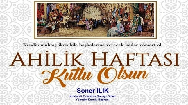 ”Ahilik, halka dönük bir kurumdur”