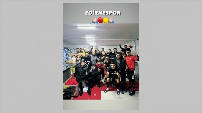 Edirnespor deplasmanda kazandı