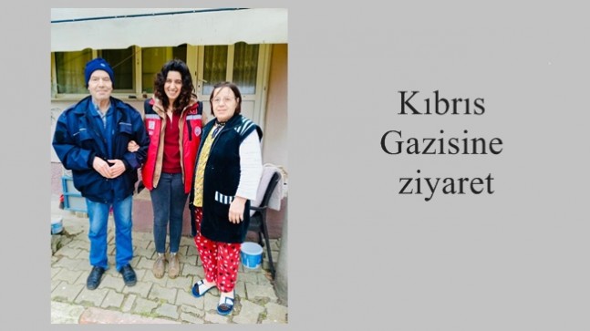 Kıbrıs Gazisine ziyaret