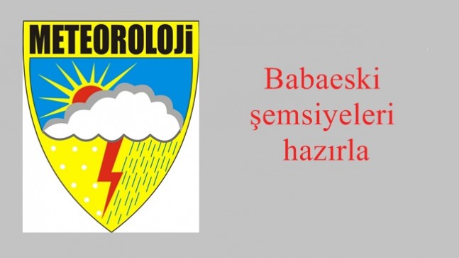 Babaeski şemsiyeleri hazırla