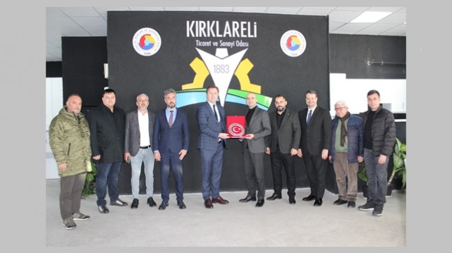 Kırklareli Ticaret ve Sanayi Odası, KOSGEB Başkanı Ahmet Serdar İbrahimcioğlu’nu ağırladı