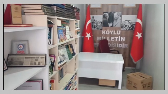 Nadırlı Köy Muhtarlığı Kütüphanesi hizmete başladı