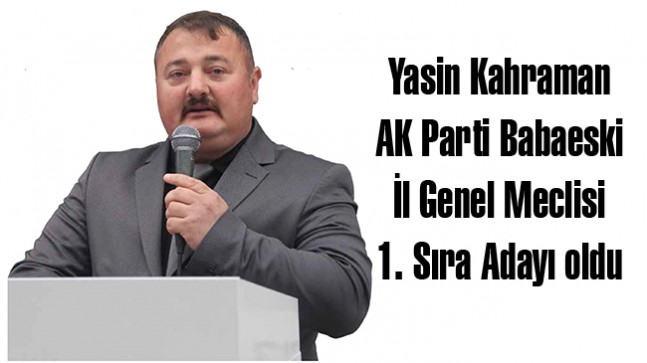 AK Parti’nin İl Genel Meclisi aday listesi açıklandı