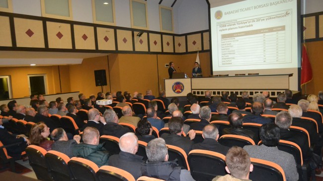 TİCARET BORSASINDAN REFORM BİLGİLENDİRME TOPLANTISI