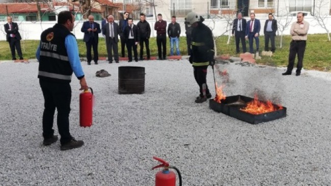 Sivil savunma tatbikatı gerçekleştirildi