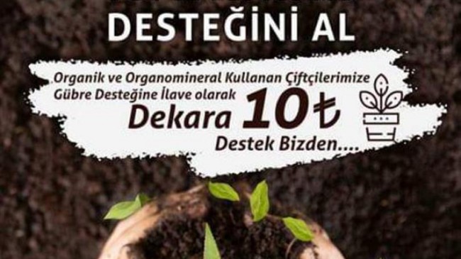 Dekara 10 TL destek Ödemeleri başladı