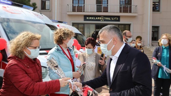 Kırklareli’ye 4 yeni Ambulans