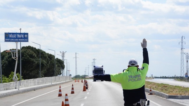 Kırklareli’de tam kapanmada Dronelu denetleme