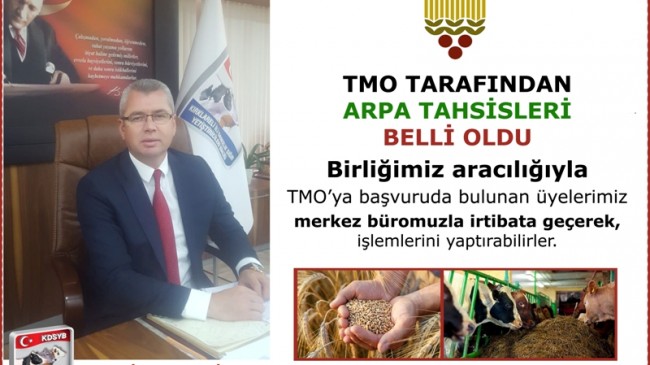 Arpa Tahsisleri Belli Oldu